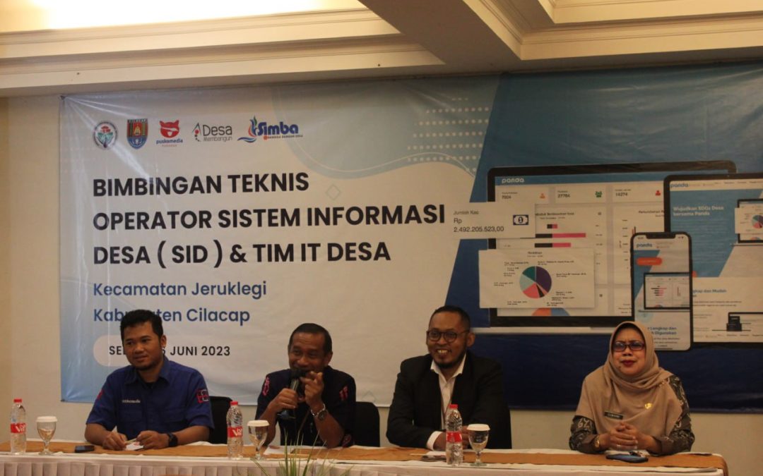Bimbimbingan Teknis Operator Sistem Informasi Desa (SID) & Tim IT Desa di Kecamatan Jeruklegi, Kabupaten Cilacap