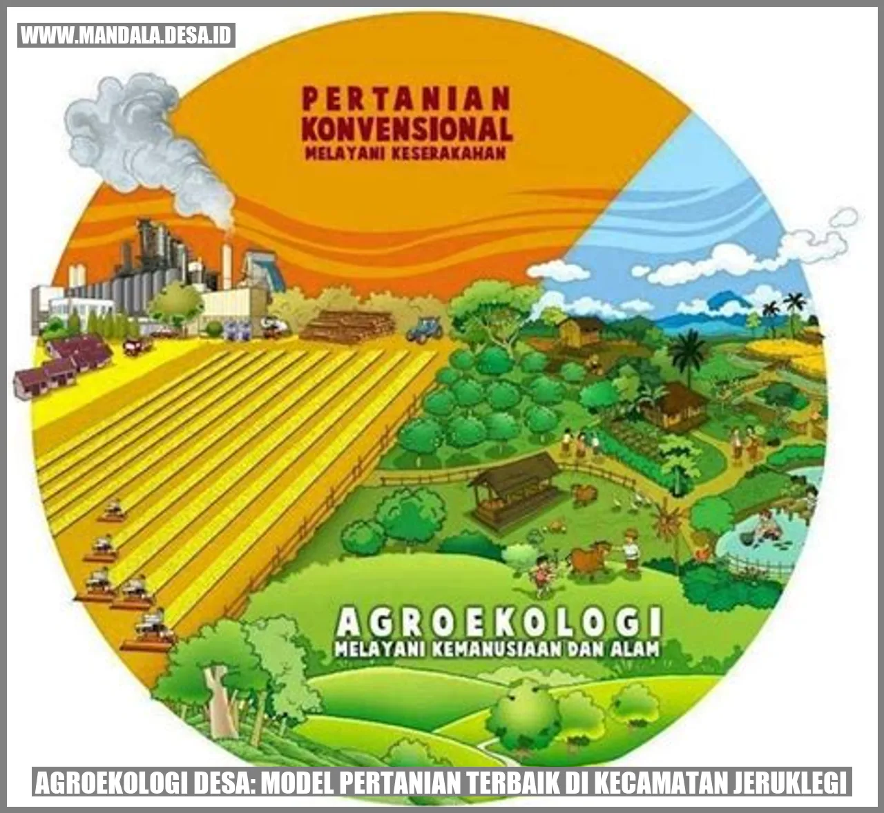 Gambar Agroekologi Desa: Model Pertanian Terbaik di Kecamatan Jeruklegi