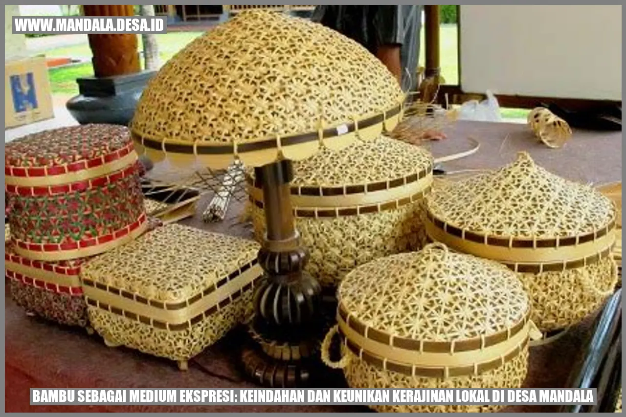 Bambu sebagai Medium Ekspresi: Keindahan dan Keunikan Kerajinan Lokal di Desa Mandala
