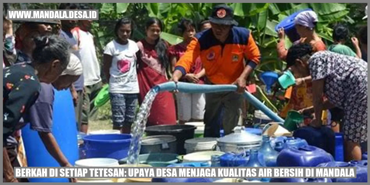 Air Bersih di Desa Mandala