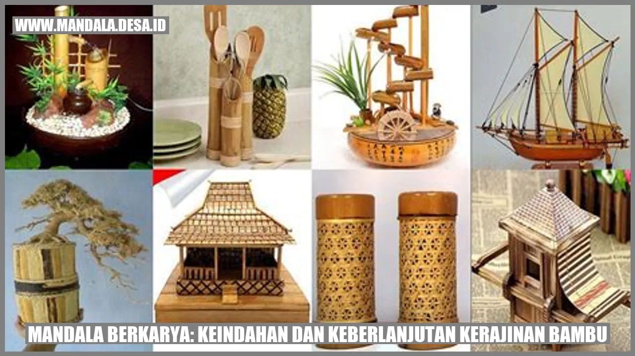 Mandala Berkarya: Keindahan dan Keberlanjutan Kerajinan Bambu