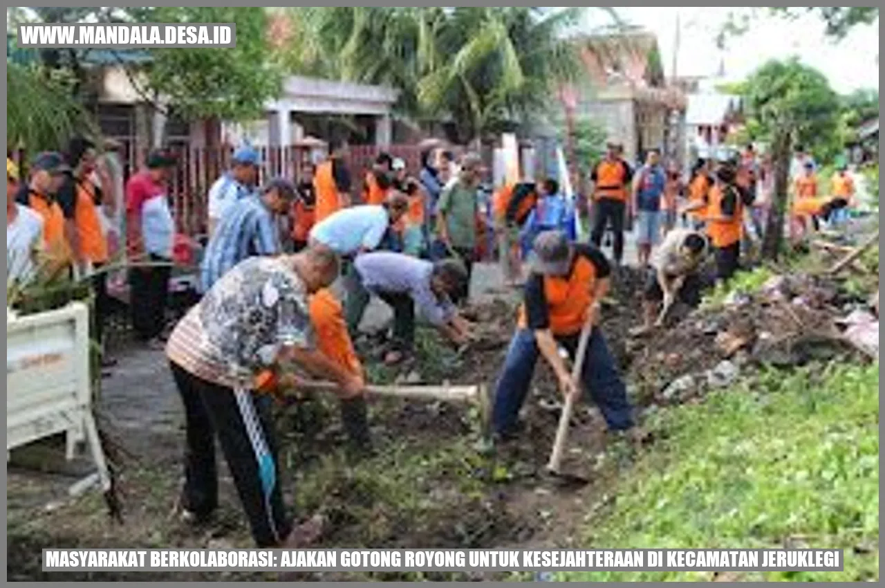 Masyarakat Berkolaborasi: Ajakan Gotong Royong untuk Kesejahteraan di Kecamatan Jeruklegi