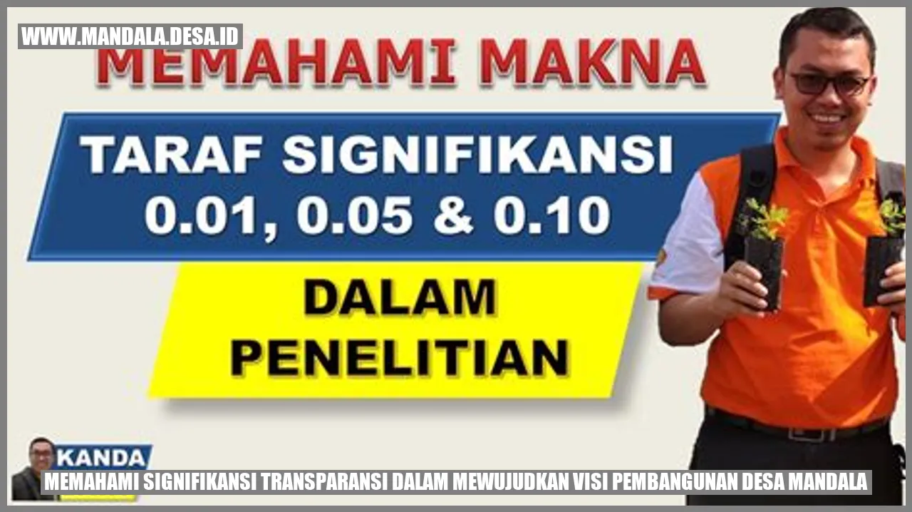 Gambar Transparansi dalam Penggunaan Dana Desa