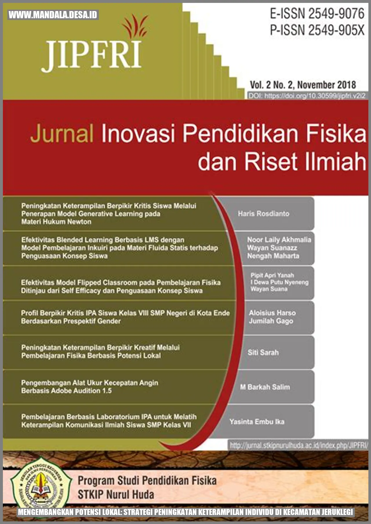 Potensi Lokal di Kecamatan Jeruklegi