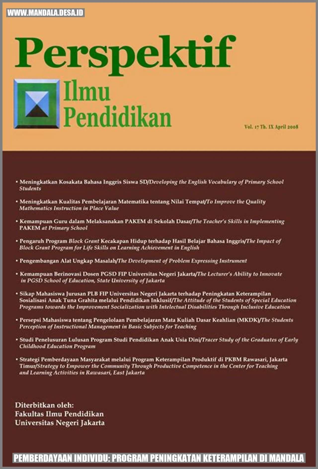 Pemberdayaan Individu: Program Peningkatan Keterampilan di Mandala