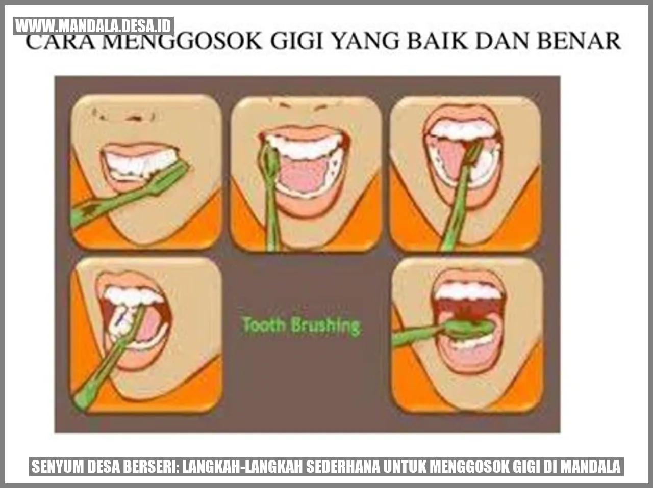 Senyum Desa Berseri: Langkah-langkah Sederhana untuk Menggosok Gigi di Mandala